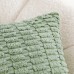 Eoioac Green Throw Pillow – Soft, Decorative Cushion for Sofas, Beds, and Chairs, Perfect for Living Rooms or Bedrooms